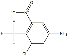 3-chloro-5-nitro-4-(trifluoromethyl)aniline Struktur