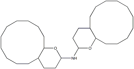 N2-perhydrocyclododeca[b]pyran-2-ylperhydrocyclododeca[b]pyran-2-amine Struktur