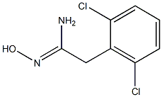 2-(2,6-dichlorophenyl)-N'-hydroxyethanimidamide Struktur