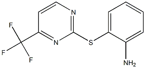 2-{[4-(trifluoromethyl)-2-pyrimidinyl]sulfanyl}aniline Struktur