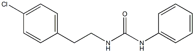 N-(4-chlorophenethyl)-N'-phenylurea Struktur