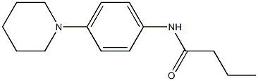 N-(4-piperidinophenyl)butanamide Struktur