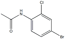 N1-(4-bromo-2-chlorophenyl)acetamide Struktur