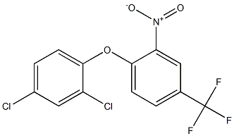 1-(2,4-dichlorophenoxy)-2-nitro-4-(trifluoromethyl)benzene Struktur