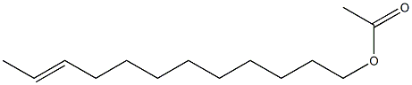 dodec-10-enyl acetate Struktur