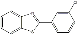 2-(3-chlorophenyl)-1,3-benzothiazole Struktur