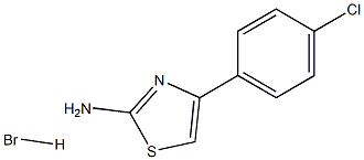 4-(4-chlorophenyl)-1,3-thiazol-2-amine hydrobromide Struktur