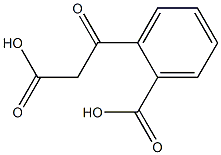 2-(2-carboxyacetyl)benzoic acid Struktur