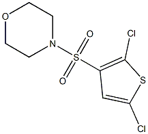 4-[(2,5-dichloro-3-thienyl)sulfonyl]morpholine Struktur