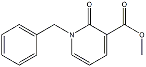 methyl 1-benzyl-2-oxo-1,2-dihydro-3-pyridinecarboxylate Struktur