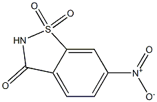 6-nitro-2,3-dihydro-1H-1lambda~6~-benzo[d]isothiazole-1,1,3-trione Struktur