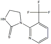 1-[3-(trifluoromethyl)-2-pyridyl]imidazolidine-2-thione Struktur