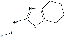 4,5,6,7-tetrahydro-1,3-benzothiazol-2-amine hydra iodide Struktur