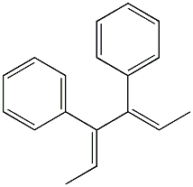 3,4-diphenylhexa-2,4-diene Struktur