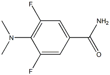 4-(dimethylamino)-3,5-difluorobenzamide Struktur