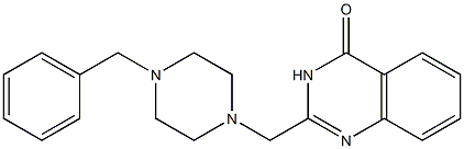 2-[(4-benzylpiperazino)methyl]-4(3H)-quinazolinone Struktur