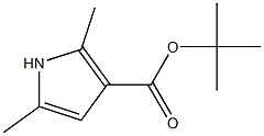 tert-Butyl 2,5-dimethylpyrrole-3-carboxylate Struktur