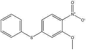 2-methoxy-1-nitro-4-(phenylthio)benzene Struktur