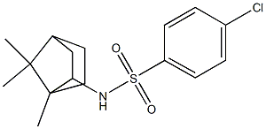 N1-(1,7,7-trimethylbicyclo[2.2.1]hept-2-yl)-4-chlorobenzene-1-sulfonamide Struktur