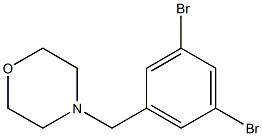 4-(3,5-dibromobenzyl)morpholine Struktur