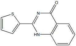 2-(2-thienyl)-1,4-dihydroquinazolin-4-one Struktur