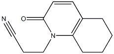 3-(2-oxo-1,2,5,6,7,8-hexahydroquinolin-1-yl)propanenitrile Struktur