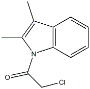 2-chloro-1-(2,3-dimethyl-1H-indol-1-yl)-1-ethanone Struktur