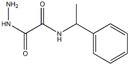 N1-(1-phenylethyl)-2-hydrazino-2-oxoacetamide Struktur