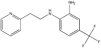 N1-[2-(2-pyridyl)ethyl]-4-(trifluoromethyl)benzene-1,2-diamine Struktur