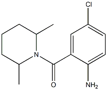 4-chloro-2-[(2,6-dimethylpiperidin-1-yl)carbonyl]aniline Struktur