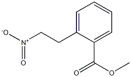 methyl 2-(2-nitroethyl)benzenecarboxylate Struktur