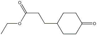 ethyl 3-(4-oxocyclohexyl)propanoate Struktur