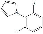 1-(2-chloro-6-fluorophenyl)-1H-pyrrole Struktur