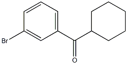 (3-bromophenyl)(cyclohexyl)methanone Struktur