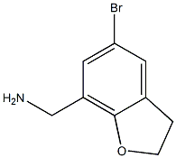 (5-bromo-2,3-dihydrobenzofuran-7-yl)methanamine Struktur