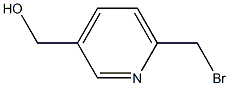 (6-(bromomethyl)pyridin-3-yl)methanol Struktur