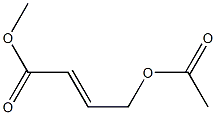 (E)-methyl 4-acetoxybut-2-enoate Struktur