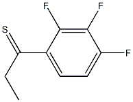 1-(2,3,4-trifluorophenyl)propane-1-thione Struktur