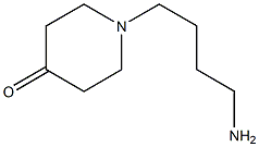 1-(4-aminobutyl)piperidin-4-one Struktur