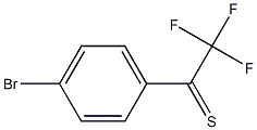 1-(4-bromophenyl)-2,2,2-trifluoroethanethione Struktur