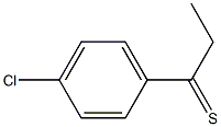 1-(4-chlorophenyl)propane-1-thione Struktur