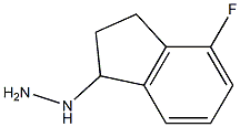 1-(4-fluoro-2,3-dihydro-1H-inden-1-yl)hydrazine Struktur