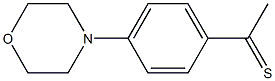 1-(4-morpholinophenyl)ethanethione Struktur