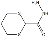 1,3-dithiane-2-carbohydrazide Struktur