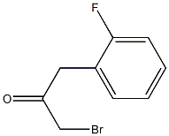 1-bromo-3-(2-fluorophenyl)propan-2-one Struktur