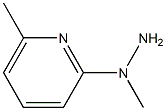 1-methyl-1-(6-methylpyridin-2-yl)hydrazine Struktur