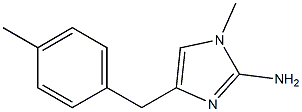 1-methyl-4-(4-methylbenzyl)-1H-imidazol-2-amine Struktur