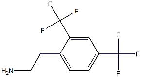 2-(2,4-bis(trifluoromethyl)phenyl)ethanamine Struktur