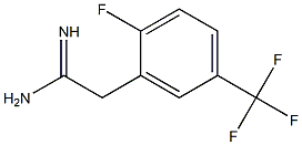 2-(2-fluoro-5-(trifluoromethyl)phenyl)acetamidine Struktur