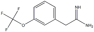 2-(3-(trifluoromethoxy)phenyl)acetamidine Struktur